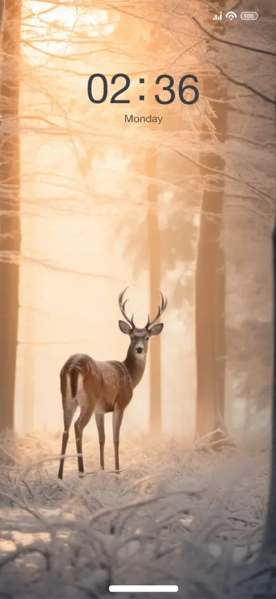 Deer in Woods