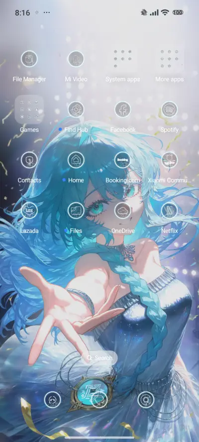 Blue-haired girl - Screenshot 3