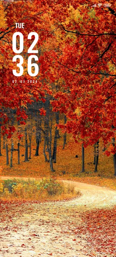 Red Leaves THEME for Xiaomi MIUI HyperOS