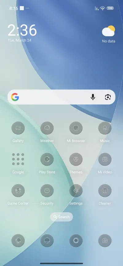 Super Phone UI - Screenshot 2
