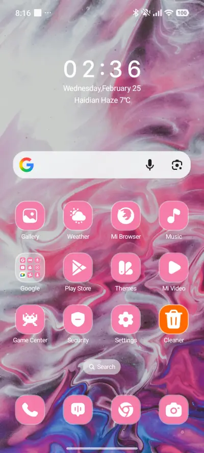 Pink Abstract - Screenshot 2