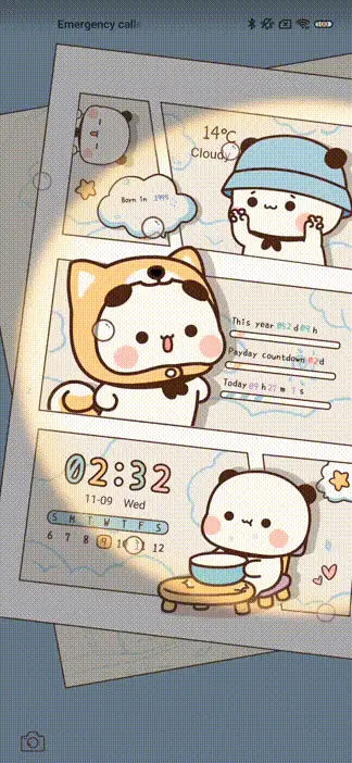 YIER Cartoon Style THEME for Xiaomi MIUI HyperOS