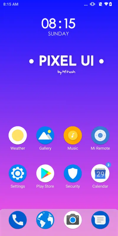 PIXEL UI BY H!TESH - Screenshot 2