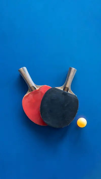 Table tennis doubles secret language