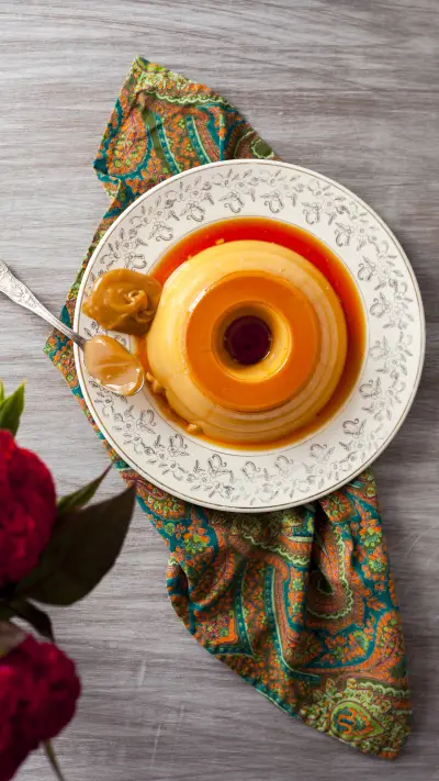 Zero failure caramel pudding practice 8