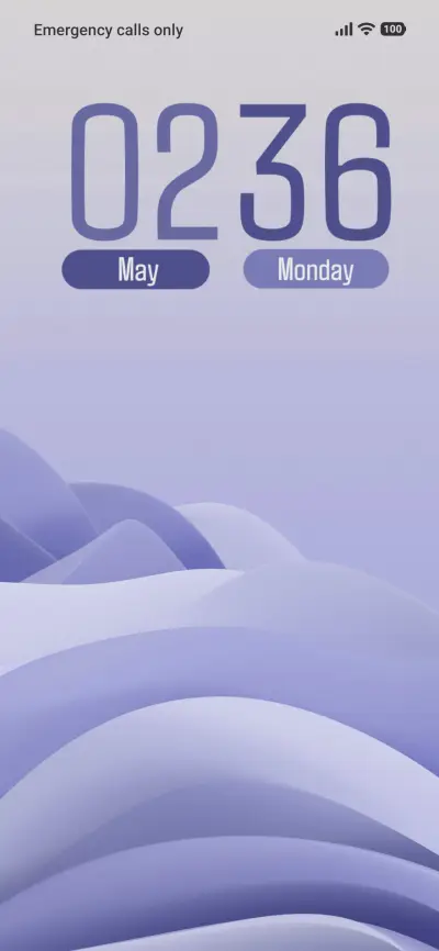 Lavender Drift THEME for Xiaomi MIUI HyperOS