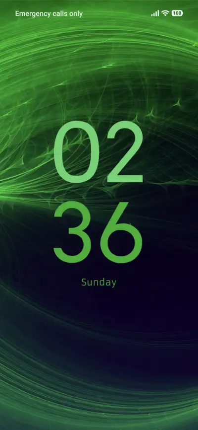 Green Lines THEME for Xiaomi MIUI HyperOS