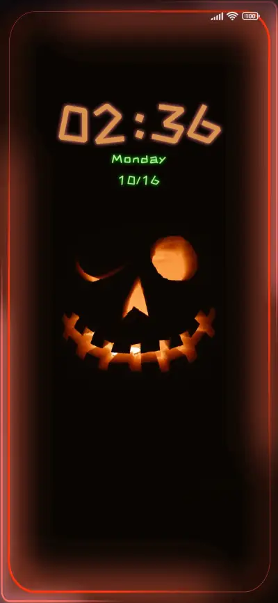 Horror Pumpkin THEME for Xiaomi MIUI HyperOS