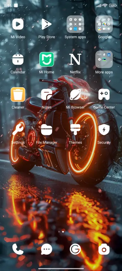 Rainy night moto - Screenshot 3