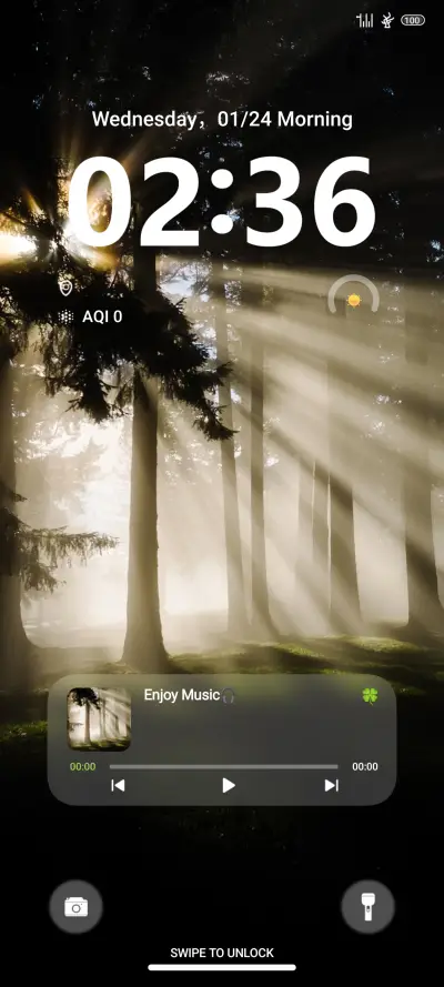 Tyndall effect THEME for Xiaomi MIUI HyperOS