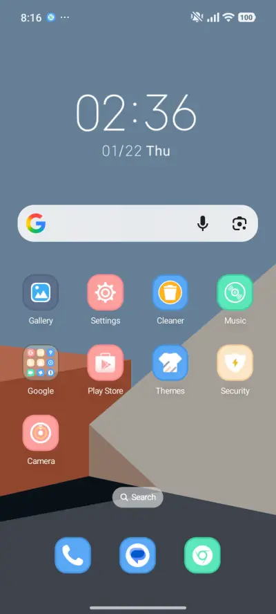 Rice Blue Layers - Screenshot 2