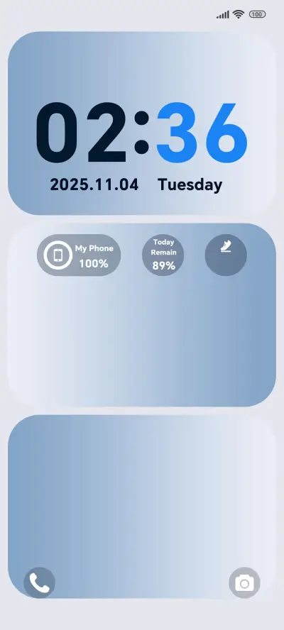 Light Blue White - Screenshot 1