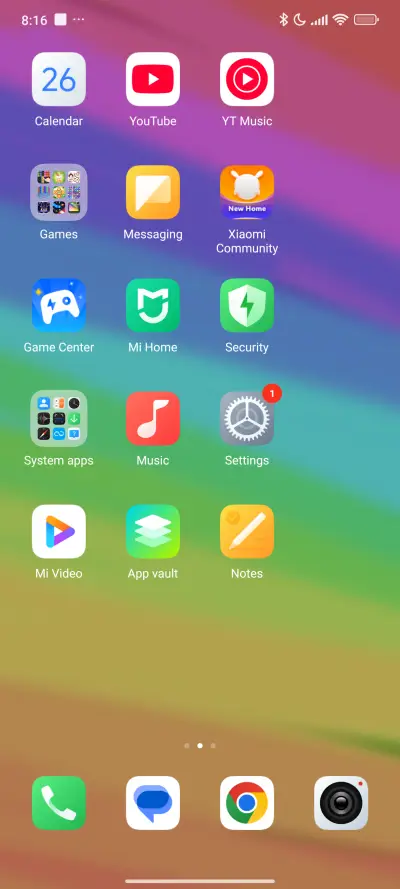 Rainbow theme v1 - Screenshot 3