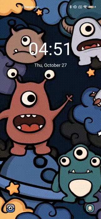 Retro cute monster - Screenshot 1