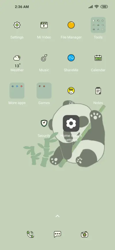 Panda panel - Screenshot 3