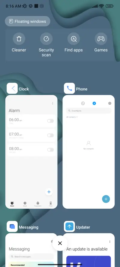simple light blue - Screenshot 4