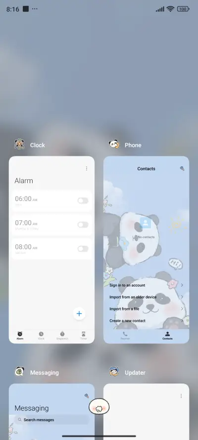 panda in spring - Screenshot 4