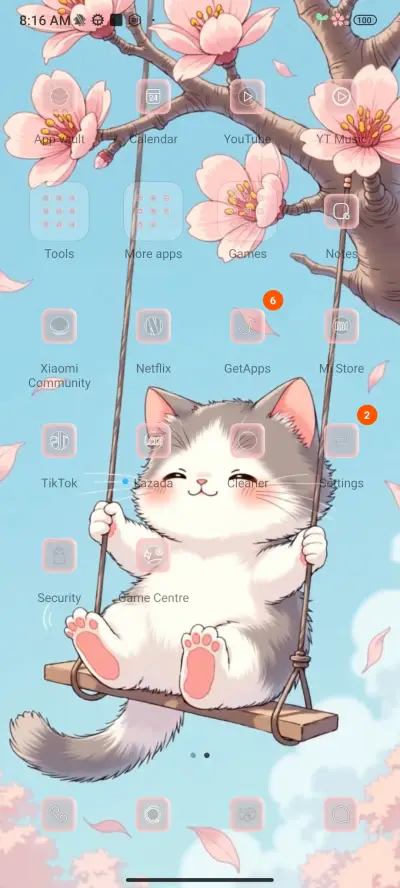 Kitten on swing - Screenshot 4