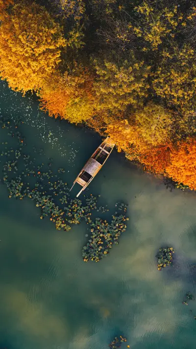 The stronger the autumn the more beautiful china becomes