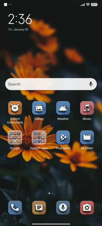 Orange flowers v15 - Screenshot 3