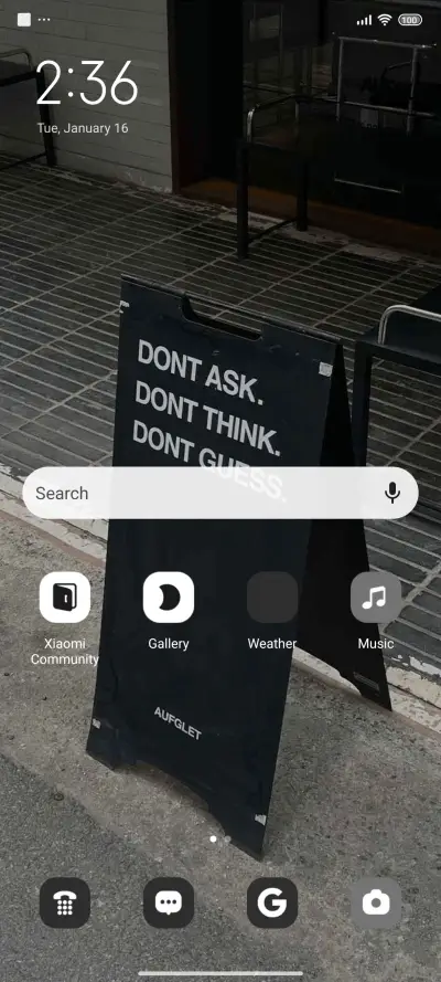 Slow life widget - Screenshot 2