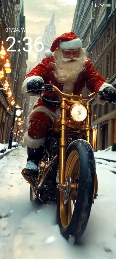 Christmas Moto - Screenshot 2