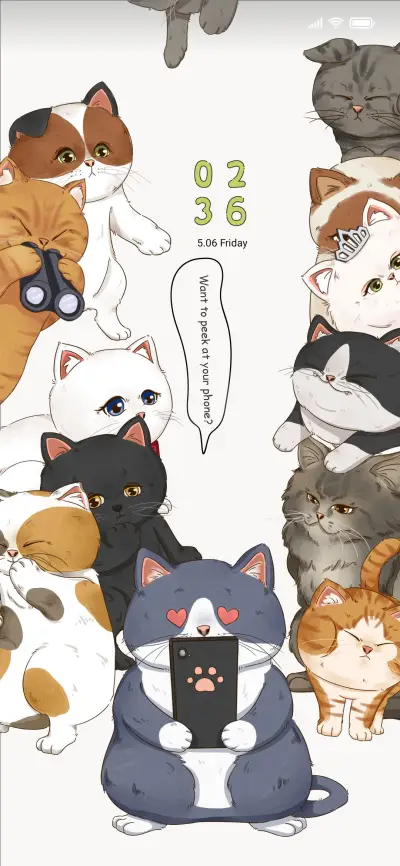 Kitty look phone - Screenshot 2