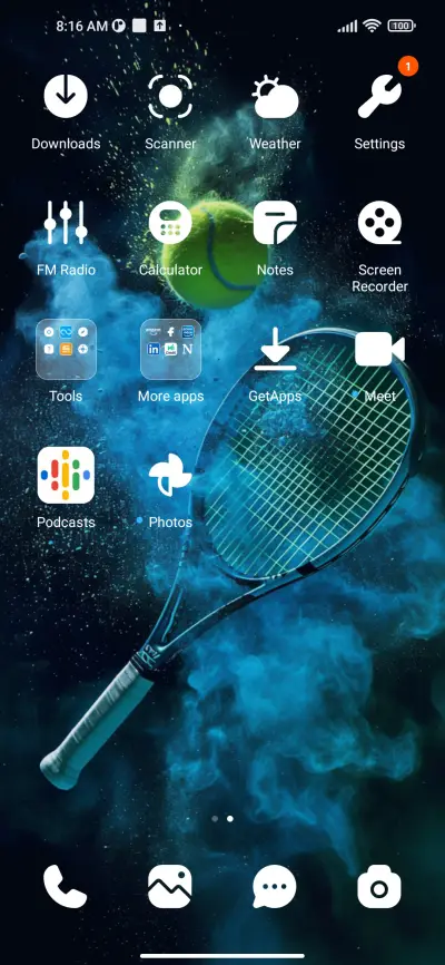 yellow tennis - Screenshot 3