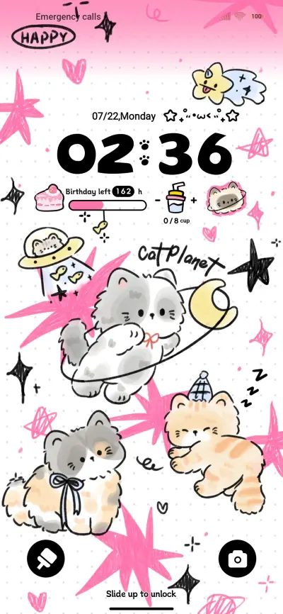 Cute doodle cat - Screenshot 2