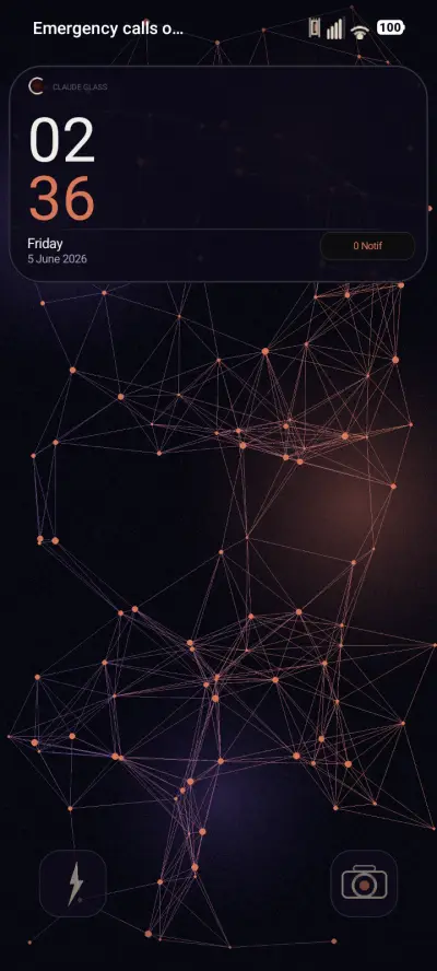 Claude Glass THEME for Xiaomi MIUI HyperOS