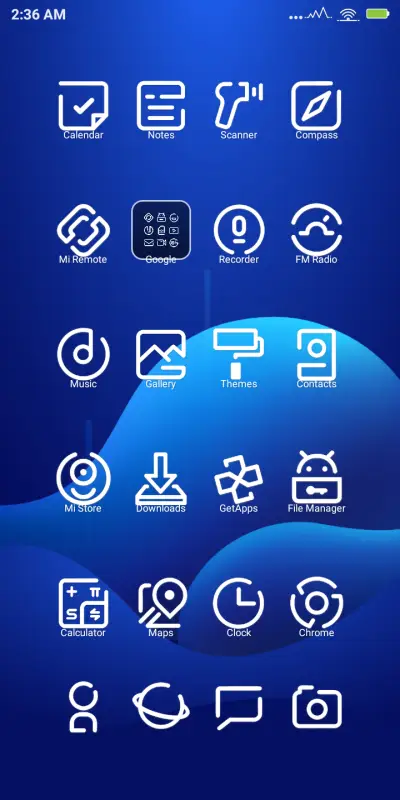 MBlue Splash - Screenshot 3