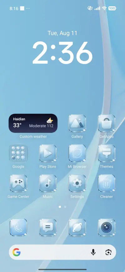 Blue Glass VK - Screenshot 2