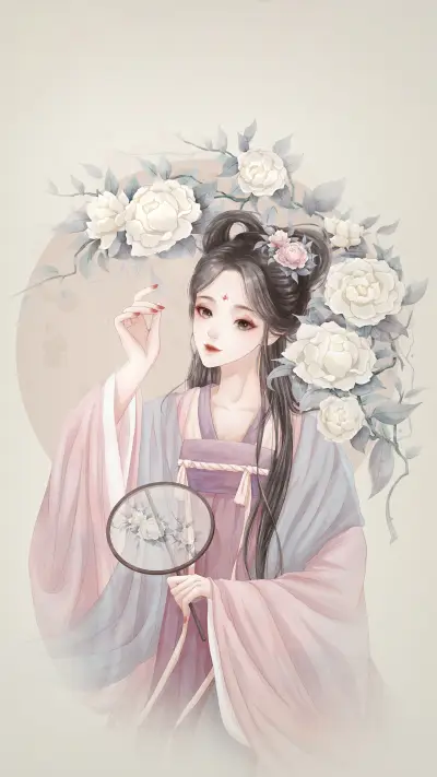 Ancient women's luxurious makeup utensils