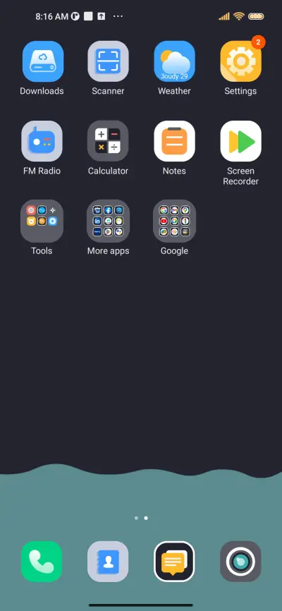 Fluid dial clock - Screenshot 4
