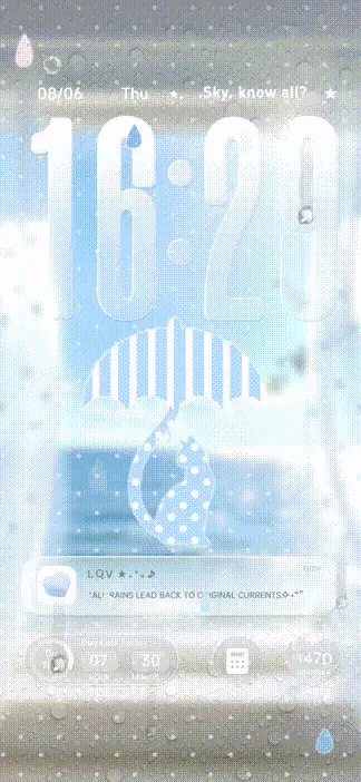 Tear Weight THEME for Xiaomi MIUI HyperOS