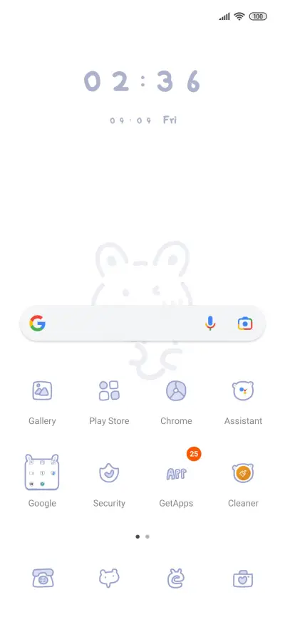 cute rabbit paper - Screenshot 3