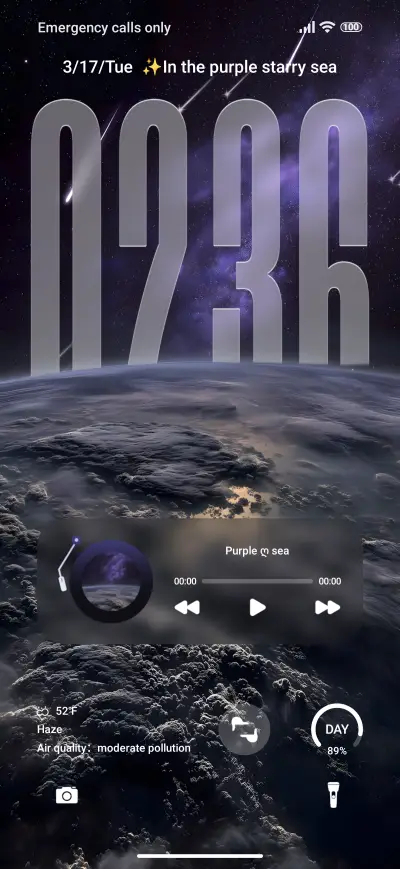 Space THEME for Xiaomi MIUI HyperOS