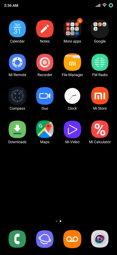 ColorOS Black - Screenshot 3