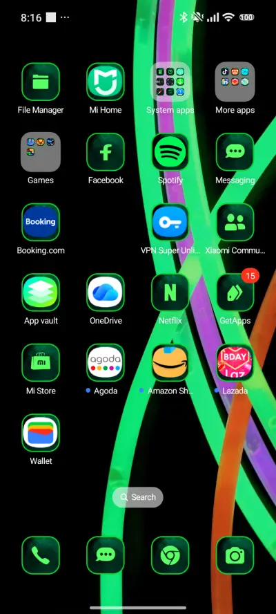 neon pipes - Screenshot 3