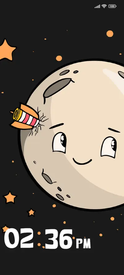 Cute Moon - Screenshot 1