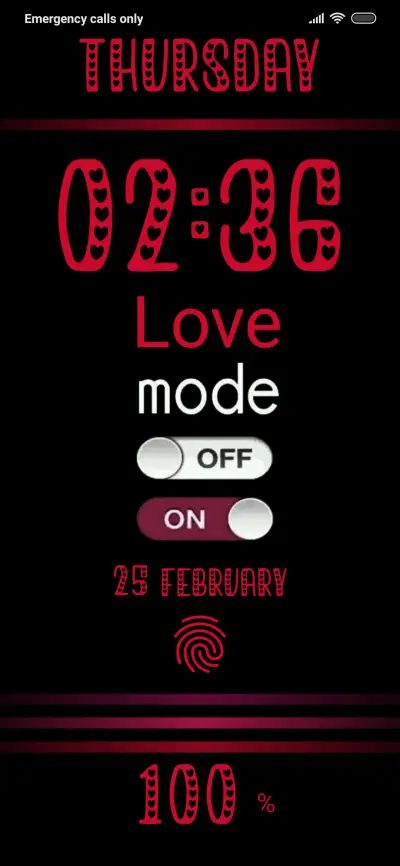 Love Blink THEME for Xiaomi MIUI HyperOS