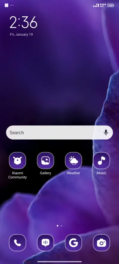 Purple Flower - Screenshot 2