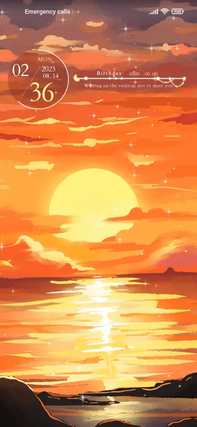Sunset sea - Screenshot 2