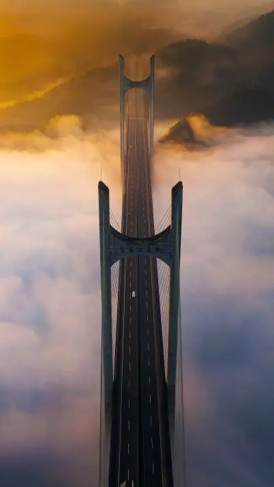 Road in the scenery Scene on the road 7