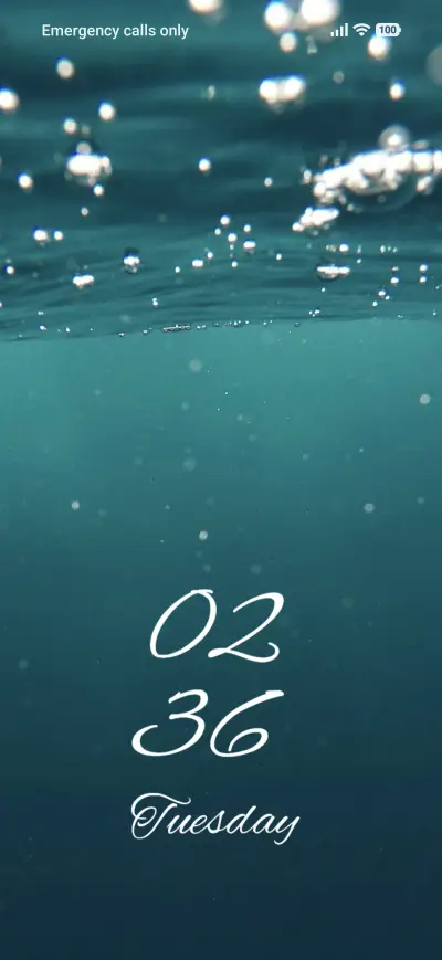 Sea Drops THEME for Xiaomi MIUI HyperOS