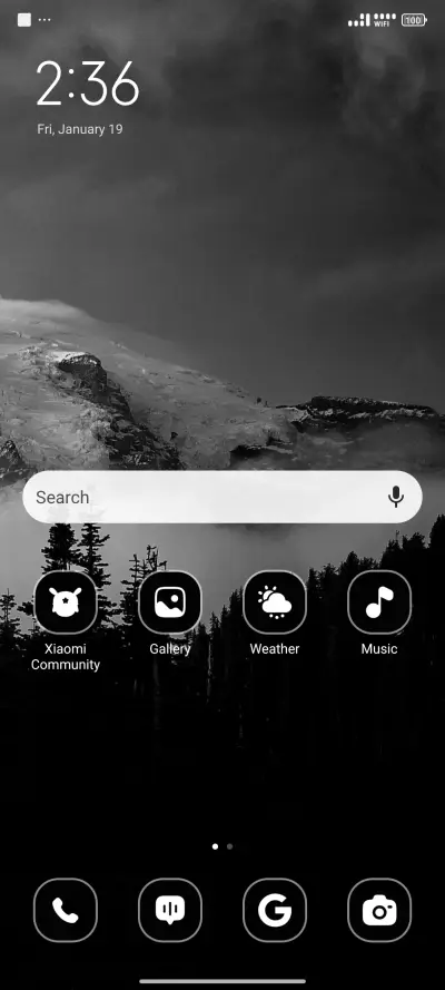 Grayscale Mountain - Screenshot 2