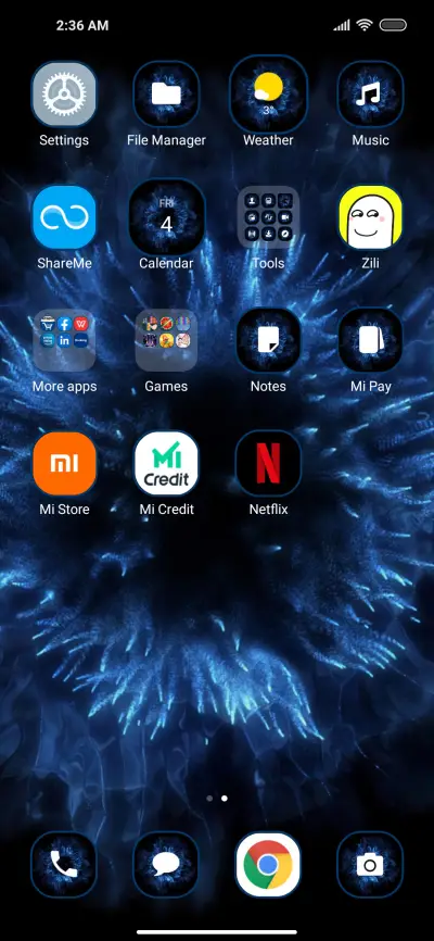 Abstract Dark Blue - Screenshot 3