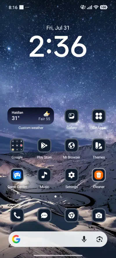 Starry Night - Screenshot 2