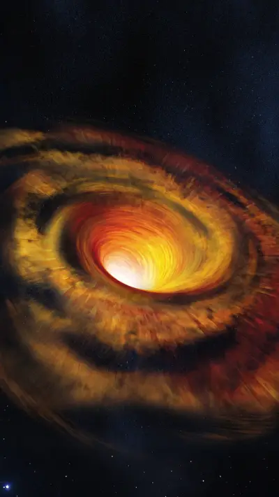 What is inside a black hole WALLPAPER for Xiaomi MIUI HyperOS