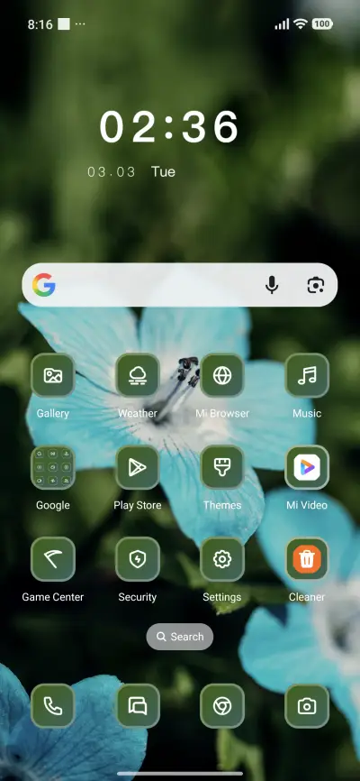 Blue Flower - Screenshot 2